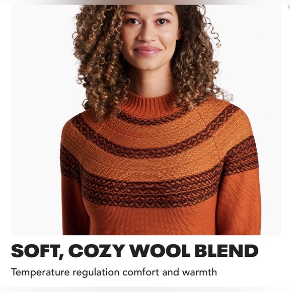 Kuhl Lucia Stone Fair Isle Sweater Dress Size XL - Picture 4 of 16